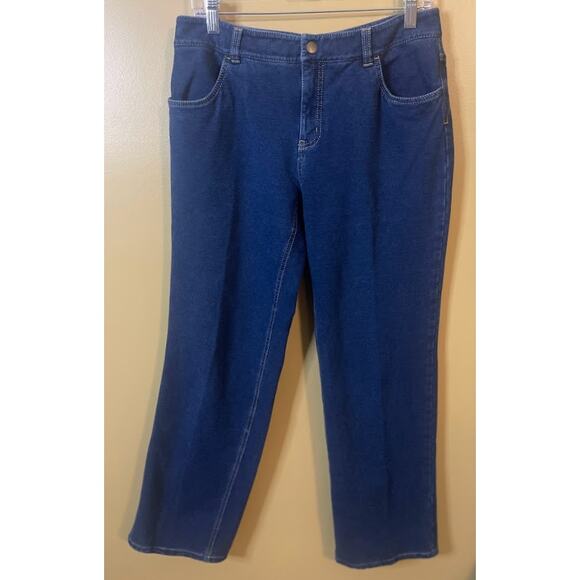 Zenergy by Chico's Women's Straight Leg Jeans Size 8 (1) - Picture 1 of 5
